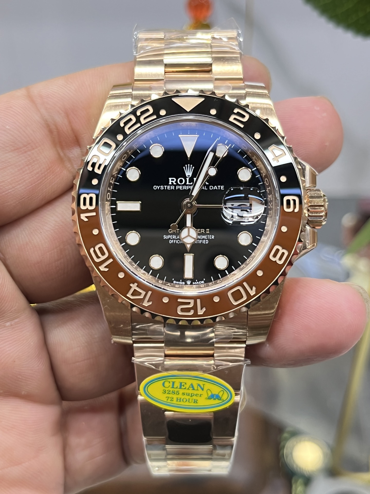 watch  C Full Rose Gold Small Bezel 3285